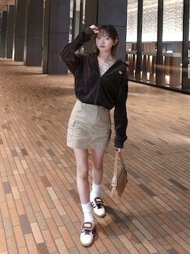 「アイテム（ジャケット/アウター）」を使った、まりいさん（骨格ストレート・レディース・159cm）の秋コーディネート