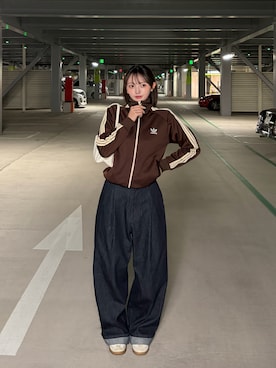 「SINSS（シンス）のアイテム（パンツ）」を使った、まりいさん（レディース・159cm）の冬コーディネート