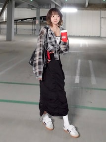 まりい｜callautiaのスカートを使った参考コーディネート