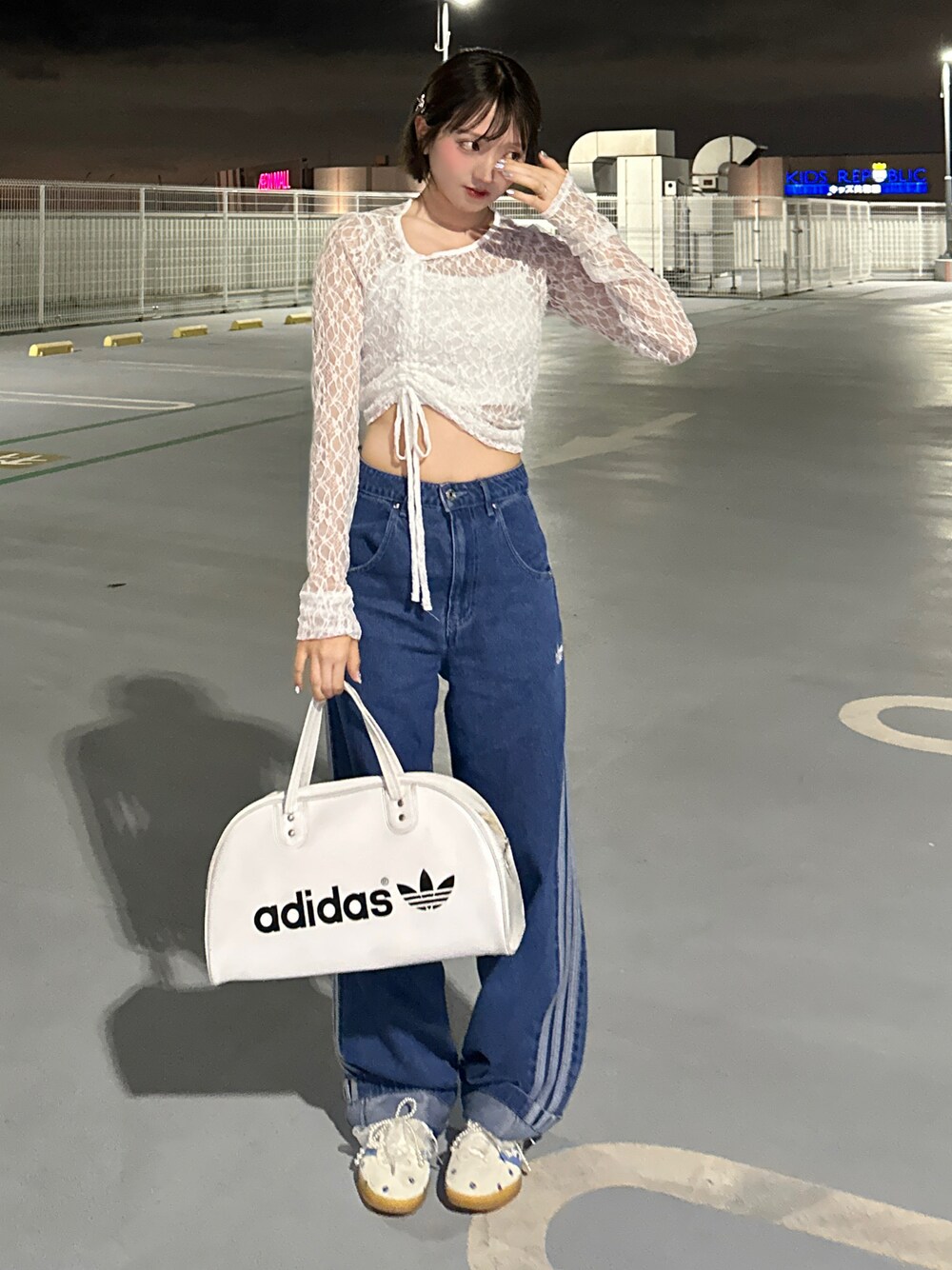 アディダス　アディカラー　ファイヤーバードデニムパンツ アディカラー デニム ファイヤーバードパンツ / アディダス