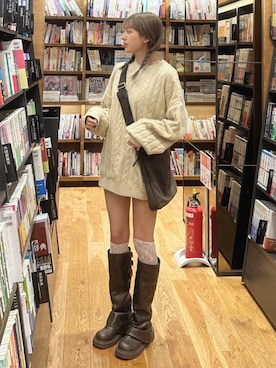 「アイテム（バッグ）」を使った、まりいさん（レディース・158cm）の秋コーディネート