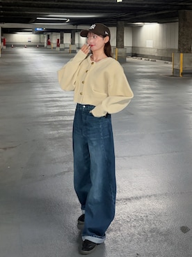 「moi tytto（モイテュット）のアイテム」を使った、まりいさん（レディース・159cm）の冬コーディネート