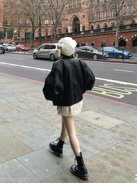 「マーチン」｜まりいさん（レディース・159cm）の秋コーディネート