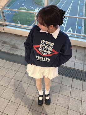 「アイテム（バレッタ/ヘアクリップ）」を使った、まりいさん（レディース・159cm）の秋コーディネート