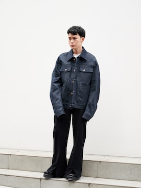 「STUDIOUS（ステュディオス）のアイテム（シューズ）」を使った、ymk__fkさん（メンズ・175cm）の秋コーディネート