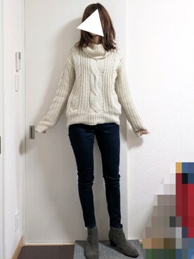 りんごさん(レディース・174cm)の冬コーディネート