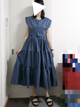 りんごさん（レディース・174cm）の夏コーディネート