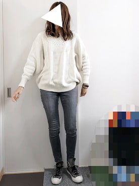 りんごさん（レディース・174cm）の冬コーディネート