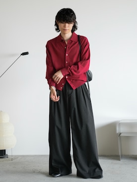 「アイテム（キーホルダー）」を使った、watoさん（メンズ・174cm）の秋コーディネート