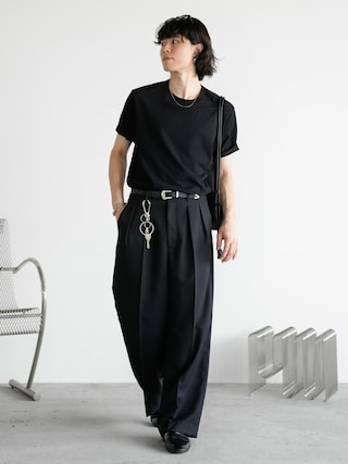 「WYM LIDNM（ウィム バイ リドム）のWELLINGTON / BOSTON SUNGLASSES（サングラス）」を使った、watoさん（メンズ・174cm）の夏コーディネート