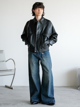 「アイテム（ジャケット/アウター）」を使った、watoさん（メンズ・174cm・20代）の秋コーディネート