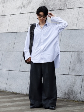 「CALMANTHOLOGY（カルマンソロジー）のアイテム」を使った、watoさん（メンズ・174cm）の秋コーディネート