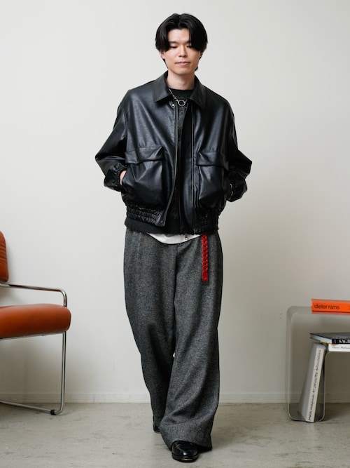 WYM LIDNM  防水ブルゾン LIGHT WEIGHT WIDE FLIGHT BLOUSON（ブルゾン）｜WYM LIDNM