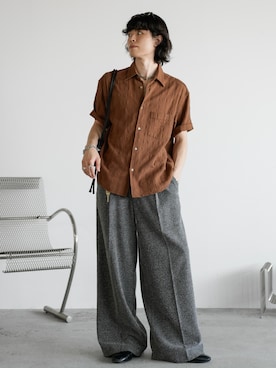「アイテム（トップス）」を使った、watoさん（メンズ・174cm・20代）の夏コーディネート