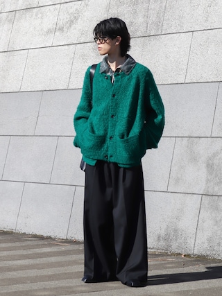 MASU（エムエーエスユー）の「ZIP-UP MARBLE BANDANA SHIRT（シャツ