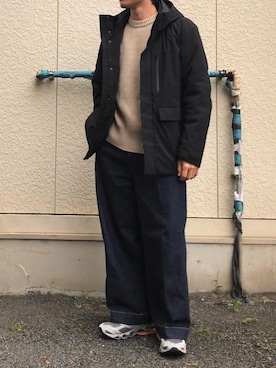 「いいね返し」｜「アイテム（ブルゾン）」を使った、watoさん（メンズ・174cm）の秋コーディネート