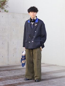 「いまどきジャケット写真」｜watoさん（メンズ・174cm）の春コーディネート