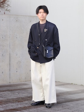 「COLIN（コリン）のアイテム」を使った、watoさん（メンズ・174cm）の春コーディネート