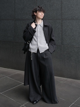 「アイテム（ステンカラーコート）」を使った、watoさん（メンズ・174cm・20代）の秋コーディネート