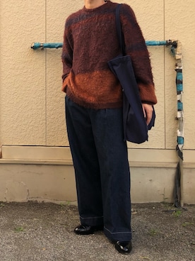 「yoke」｜「アイテム（その他）」を使った、watoさん（メンズ・174cm）の秋コーディネート