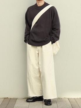 「COLIN（コリン）のアイテム」を使った、watoさん（メンズ・174cm）の冬コーディネート