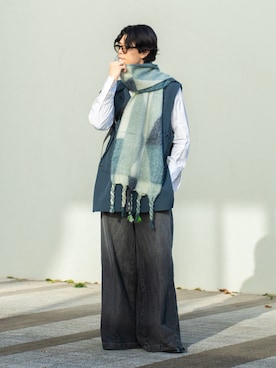 「HIKA（ヒカ）のアイテム」を使った、watoさん（メンズ・174cm）の冬コーディネート