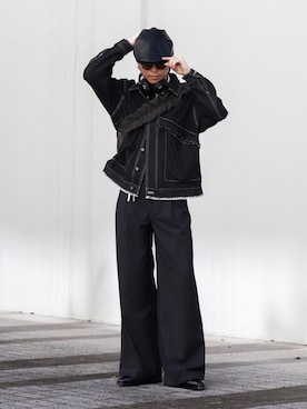 「WEARyouthコーデ」｜「アイテム（ハンチング/ベレー帽）」を使った、watoさん（メンズ・174cm）の秋コーディネート