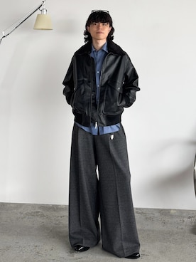 「アイテム（シャツ/ブラウス）」を使った、watoさん（メンズ・174cm）の秋コーディネート