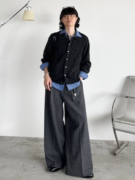 「アイテム（シャツ/ブラウス）」を使った、watoさん（メンズ・174cm）の秋コーディネート