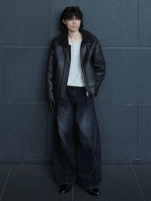 KHOKI / コッキ】3D cutting denim pants（デニムパンツ）｜KHOKI