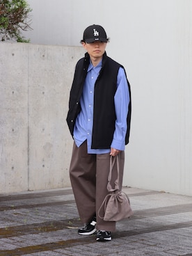 「EMMA CLOTHES（エマクローズ）のアイテム（ジャケット/アウター）」を使った、watoさん（メンズ・174cm）の春コーディネート