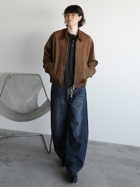 「アイテム（ブルゾン）」を使った、watoさん（メンズ・174cm）の冬コーディネート