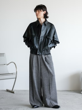 「アイテム（キーホルダー）」を使った、watoさん（メンズ・174cm）の秋コーディネート