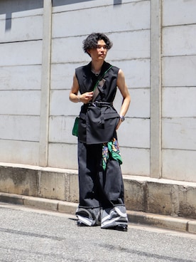 「selle glant（セレグランテ）のアイテム」を使った、watoさん（メンズ・174cm）の夏コーディネート