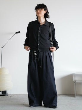 「アイテム（キーホルダー）」を使った、watoさん（メンズ・174cm）の秋コーディネート