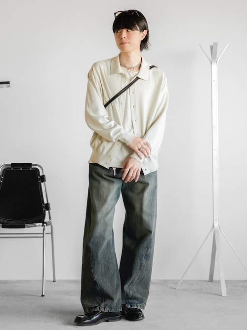 WYM LIDNM ジーンズ VINTAGE WASHED CURVED DENIM メンズ WYM LIDNM ジーンズ VINTAGE WASHED CURVED DENIM メンズ