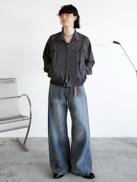 「アイテム（ブルゾン）」を使った、watoさん（メンズ・174cm・20代）の夏コーディネート