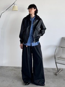 「アイテム（ブルゾン）」を使った、watoさん（メンズ・174cm）の秋コーディネート