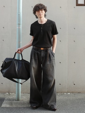 「アイテム（パンツ）」を使った、watoさん（メンズ・174cm）の春コーディネート