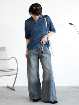 「アイテム（キーホルダー）」を使った、watoさん（メンズ・174cm）の夏コーディネート