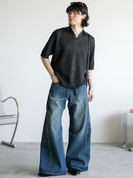 「アイテム（ブレスレット）」を使った、watoさん（メンズ・174cm・20代）の夏コーディネート