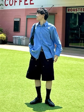 「CALMANTHOLOGY（カルマンソロジー）のアイテム」を使った、watoさん（メンズ・174cm）の夏コーディネート