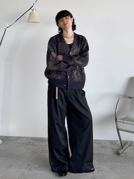 「アイテム（カーディガン/ボレロ）」を使った、watoさん（メンズ・174cm）の秋コーディネート