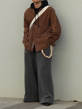 「SEVENDAYS=SUNDAY（セブンデイズサンデイ）のアイテム」を使った、watoさん（メンズ・174cm）の秋コーディネート