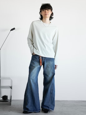 「アイテム（キーケース/キーアクセサリー）」を使った、watoさん（メンズ・174cm）の秋コーディネート