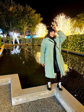 「holiday」｜「アイテム（ジャケット/アウター）」を使った、Ericaさん（レディース・173cm）の冬コーディネート
