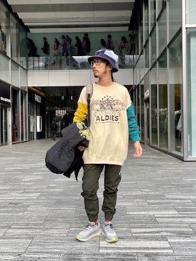 「ALDIES（アールディーズ）のアイテム（ブルゾン）」を使った、りょうさん（メンズ・171cm）の冬コーディネート