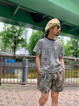 「ベレー帽推奨委員会」｜りょうさん（メンズ・171cm）の夏コーディネート