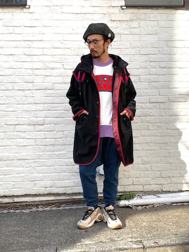 「ALDIES（アールディーズ）のアイテム（ハンチング/ベレー帽）」を使った、りょうさん（メンズ・171cm）の秋コーディネート