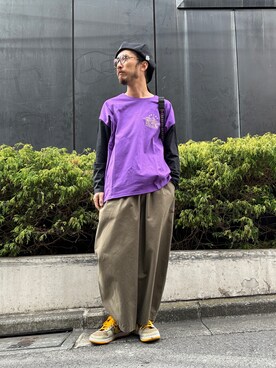 「ALDIES（アールディーズ）のアイテム（ハンチング/ベレー帽）」を使った、りょうさん（メンズ・171cm）の冬コーディネート